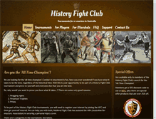 Tablet Screenshot of historyfightclub.com